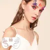Estêncil de Pintura Facial Infantil para Arte Facial, Cantos dos Olhos, Maquiagem de Palco, Cosplay, Molde de Estêncil DIY de Carnaval