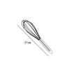 Batidor de huevos de silicona negro juego de cucharas medidoras cepillo combinación de cinco piezas para hornear batidor de huevos manual de cocina