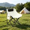 Silla luna exterior transfronteriza para acampar, picnic, pesca, silla plegable de respaldo bajo, silla portátil para fiestas de té al aire libre