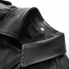 Atacado de fabricante de roupas femininas transfronteiriço 2026 AliExpress item mais vendido jaqueta de couro justa de manga comprida estilo europeu e americano com cintura de amarração e lapela