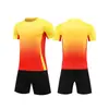 Uniformes de Futebol Infantis de Verão Macacões Esportivos Estampados para Meninos e Meninas, Camisas de Manga Curta de Secagem Rápida, Uniformes de Equipe de Competição