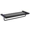 304 rack de toalha preto ferragens de banheiro conjunto de pingente rack de banheiro rack de toalha de aço inoxidável