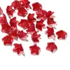 Cuentas de Flor Trompeta Estrella de Cinco Puntas de Vidrio Degradado, Cuentas de Flor de Cinco Pétalos con Agujero Central, Abalorios Sueltos para Horquillas, Pendientes, Pulseras Estilo Antiguo DIY