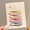 Pinza para el Cabello Dopamina para Niños Pinza Lateral Hueca para Bebé Pinza para el Flequillo de Niñas Pinza para la Frente Accesorio para el Cabello Tocado de Pequeña Princesa