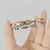 Pulsera de Acero Inoxidable con Placa Ligera de Oro K Arco del Triunfo 2024 Moda Tendencia Letras Simples Versátil No se Desvanece