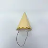 Sombrero de Fiesta para Niños y Adultos de Color Puro con Sombrero de Cumpleaños de Papel Decorativo Láser de Película de Aluminio Transfronterizo Papel Brillante Colorido