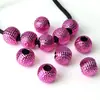 Cor Metálica de Natal Cor de Galvanoplastia UV Resistente à Cor Grande Furo Bola de Amora Frutas Redondas Contas DIY Artesanal Corrente de Celular Acessórios