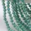 Miçanga Flor Bola Redonda 8mm com Furo Central, Cor de Porcelana de Vidro Jade K9 Cristal Contas Soltas, 64 Facetas para Fazer Alças de Celular Transversais com Contas