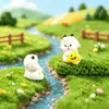 Micro-Paisaje Ovejas Lindas Animales en Miniatura Decoración de Jardín DIY Accesorios Adornos Miniatura para Coche