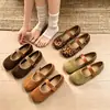 Zapatos Planos Suaves Estilo Hada Frijol Zapatos Mary Janes Zapatos de Noche Zapatos de Mujer 2026 Nuevo Estilo Retro de Corte Bajo para Mujer