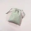 Venta Directa de Fábrica Bolsa de Joyería de Cuero PU con Cordón y Logo Personalizable Impermeable y a Prueba de Polvo Bolsa Portátil de Almacenamiento de Joyería Al por Mayor