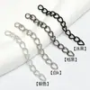 Cadena de Extensión para Collar de Metal, Cadena de Cola de Extensión que Conserva el Color, Cadena de Ajuste para Alargar Pulseras y Collares, Materiales de Accesorios para Joyería DIY