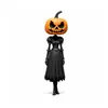 Figura decorativa popular de calabaza de resina para la escena de Halloween y manualidades