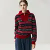 Nuevo Suéter de Punto de Cachemir con Cuello Alto, Cremallera Media Abierta, Otoño/Invierno 2026 para Mujer, Estilo Coreano, Suéter Chic Relajado para el Trabajo