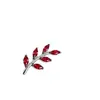 Aretes de piercing en forma de rama de aleación de titanio con circonita marquesa, engaste de garra, para nariz, para labio, venta directa del fabricante, en stock para venta al por mayor