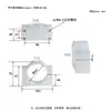 Enlace Maquinaria CNC para Carpintería Accesorios para Máquina de Grabado Base para Motor de Husillo de Aleación de Aluminio Soporte Fijo de Sujeción