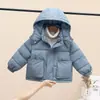 Chaqueta de Algodón Grueso de Invierno Nueva Estilo Coreano para Niños Chaqueta de Algodón Sencilla para Niños Ropa Exterior Casual de Moda para Niñas