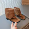 Sandalias Romanas de Dedo Retro de Nicho para Niñas Verano 2026 Nuevas Botas Cortas de Moda para Usar con Faldas Sandalias Romanas Zapatos de Moda