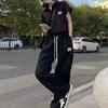 Traje deportivo de manga corta transfronterizo para mujer, verano, estudiantes, holgado, moderno, de aspecto delgado, pantalones, conjunto casual de dos piezas