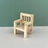 Fornecimento Transfronteiriço de Artesanato de Madeira Criativo, Mini Móveis, Cadeiras, Mesas, Casas de Boneca, Brinquedos de Casa de Brincar Atacado