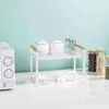 Estante de almacenamiento de cocina de encimera estante de almacenamiento de ollas de piso para el hogar estante para ollas en capas para gabinete de fregadero multifuncional