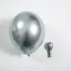 Balão Metálico Personalizado de 10 Polegadas 1,8g Casamento Aniversário Balão de Látex Layout de Cena Balão Metálico Decorativo