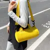 Nova Bolsa Transversal Cilíndrica de Grande Capacidade e Bolsa de Mão para Viagem