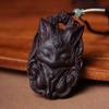 [Zorro de Nueve Colas] Guiyuan Xiangfang Marca de Joyería con Cuentas de Incienso Natural para Mujer, Accesorios con Colgante de Zorro de Nueve Colas, Personalización de Fábrica