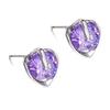 Pendientes de circonitas pequeñas de color amoroso para viajeros de moda transfronterizos, exquisitos pendientes de agujero para la oreja apilados que combinan con todo para niñas.