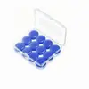 Tapones para los oídos de silicona para dormir de adultos, especiales para dormir, súper reducción de sonido y ruido, anti-ruido, impermeables para nadar, tapones para los oídos en caja