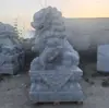 Leões de Pedra Azul, Guardiões do Templo, Leões Esculpidos em Pedra de Granito, um Par de Animais Colocado na Entrada, Feito Sob Medida pelo Fabricante