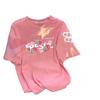 Inventário de fábrica de verão 2 yuan 3 yuan roupas comércio exterior tamanho grande feminino atacado camiseta de manga curta feminina coreana mercadorias de banca