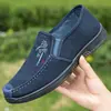 Zapatos de Hombre Casuales de una Sola Capa Slip-on Zapatos Doug Suela Suave Transpirable Zapatos de Trabajo Zapatos de Lona de Caña Baja para Hombre Zapatos de Hombre