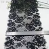 Renda de Cílios Tanglong Retrô Vazada Floral Malha de Trama Não Elástica para Bordas de Roupas, Acessórios de Renda para Vestido de Noiva DIY