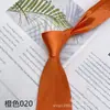 Venda Direta do Fabricante Ponto de Venda Gravata Lisa de Poliéster 8cm Gravata Social com Várias Cores Gravata no Atacado