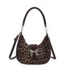 Bolsa Feminina de Mão Estilo Hong Kong Retro Laço Bolsa de Axila Retro 2024 Nova Bolsa Carteiro Bolsa de Axila Feminina Bolsa de Ombro para Mulheres