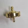 Clavo de Parachoques de Cobre Engrosado de 18 MM Doble Cara Sin Tapa Luz Azul Botón Magnético Dorado Orejeta Accesorios para Equipaje Artículos de Cuero Ropa Hebilla Magnética Fuerte de Metal