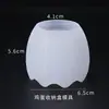 Molde de Silicone para Caixa de Armazenamento DIY de Resina de Cristal com Tema Papoula, Caixa para Joias, Caixa de Armazenamento de Ovos, Molde de Silicone para Enfeites