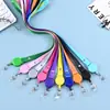 Lanyard para Carnet de Permiso de Trabajo Tarjeta de Entrega Estudiantil para el Campus Lanyard Telescópico Hebilla de Fácil Extracción Cuerda para Colgar en el Pecho