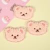 Novos Adesivos de Tecido Bordados de Urso de Desenho Animado Urso de Pelúcia Fofo Autoadesivo Mochila Cachecol Adesivos Patch Autoadesivos para Casaco e Chapéu