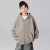 Chaqueta de Primavera y Otoño para Niños 2026 Nueva Chaqueta de Béisbol para Niño Grande Sudadera con Capucha de Otoño para Niños Cárdigan Top