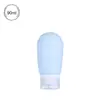 Frascos Recarregáveis de Silicone para Viagem, Frascos Cosméticos, Kit de Viagem, Gel de Banho, Loção, Frascos Armazenáveis Tipo Squeeze