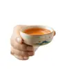 Juego de Té de Viaje Horno Ru B&B Juego de Té Kung Fu para Hogar Oficina Una Tetera Tres Tazas Tetera Portátil Simple Estampado