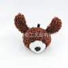 Chaveiro de cachorro de pelúcia transfronteiriço, broche para bolsa, acessório de cabelo, joias DIY feitas à mão, acessórios de vestuário e componentes no atacado