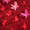 Decoraciones de boda personalizadas con hilo de mariposa, decoraciones colgantes de mariposa para habitación de boda con personaje "feliz", colgantes para ventana, suministros de boda