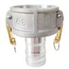 Unión de tubería de aceite tipo C extremo hembra hembra reductor conector rápido de aleación de aluminio de 3 pulgadas conector rápido de conversión de manguera