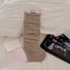 Polainas finas de lana para mujer, color liso, estilo otoño, efecto adelgazante, inspiradas en el ballet, con bordes enrollados, perfectas con mocasines, calcetines hasta la pantorrilla