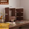 Estante de Livros de Madeira Maciça Prateleira de Canto Prateleira de Armazenamento para Mesa de Estudante Prateleira de Armazenamento para Mesa Simples Estante de Livros para Mesa de Casa