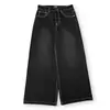 Estilo Oscuro Gótico Harajuku Retro Jeans Sueltos de Pierna Recta Invierno Nuevo Transfronterizo Americano High Street Jeans