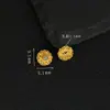 Plata S925 completa bañada en oro de 24 quilates, incrustada con colgante de ópalo natural, accesorios para joyería DIY, nuevo colgante de mano de estilo chino y accesorio para cara de anillo